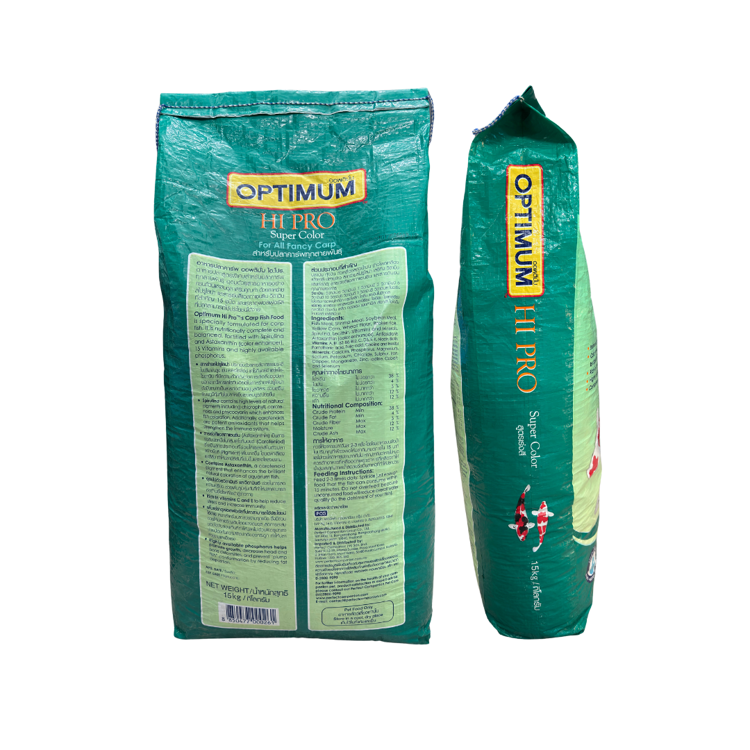 Optimum Hi Pro Super Color ingredients Spirulina Astaxanthin