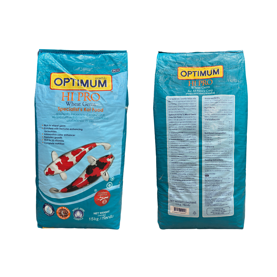 Optimum Hi Pro™ Wheat Germ 15 KG – Premium All-Season Koi & Carp Nutrition