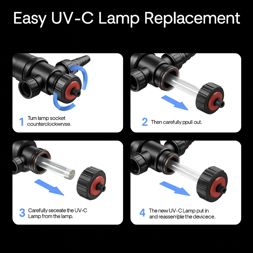 SunSun CUV-136 Pond Clarifier – 36W UVC Lamp