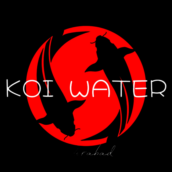 Koi Water brand favicon with a koi fish