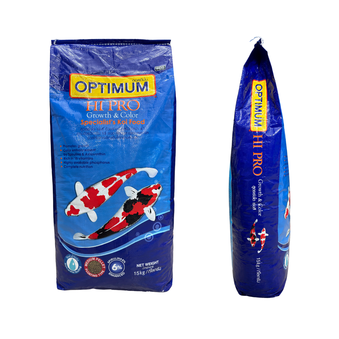 Optimum Hi Pro Growth & Color Koi Food – 15kg