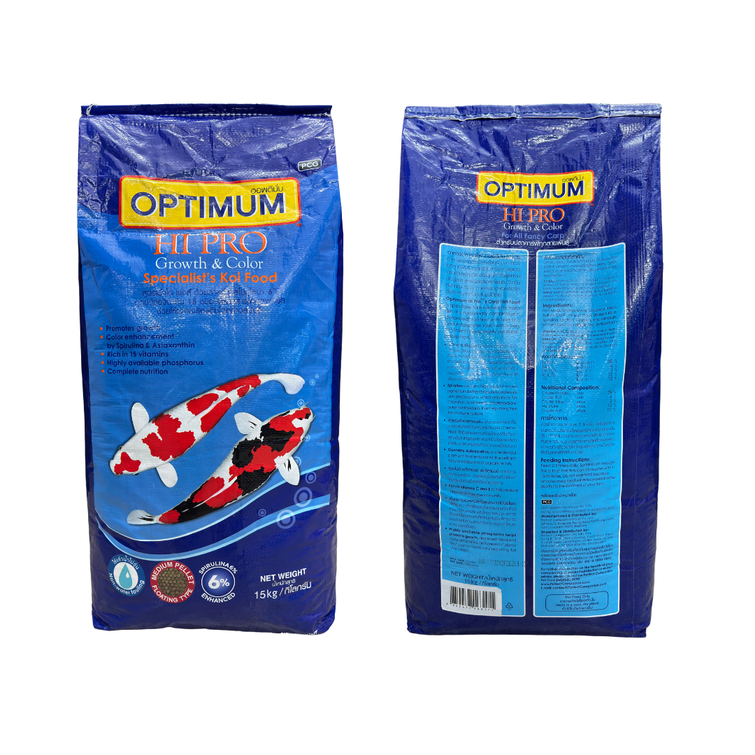 Optimum Hi Pro™ Growth & Color 15 KG – Balanced Nutrition for Growth, Color & Vitality