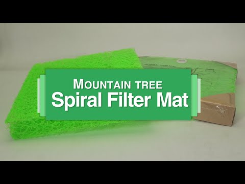Mountain Tree Spiral Filter Mat – Multi-Functional Filtration Media