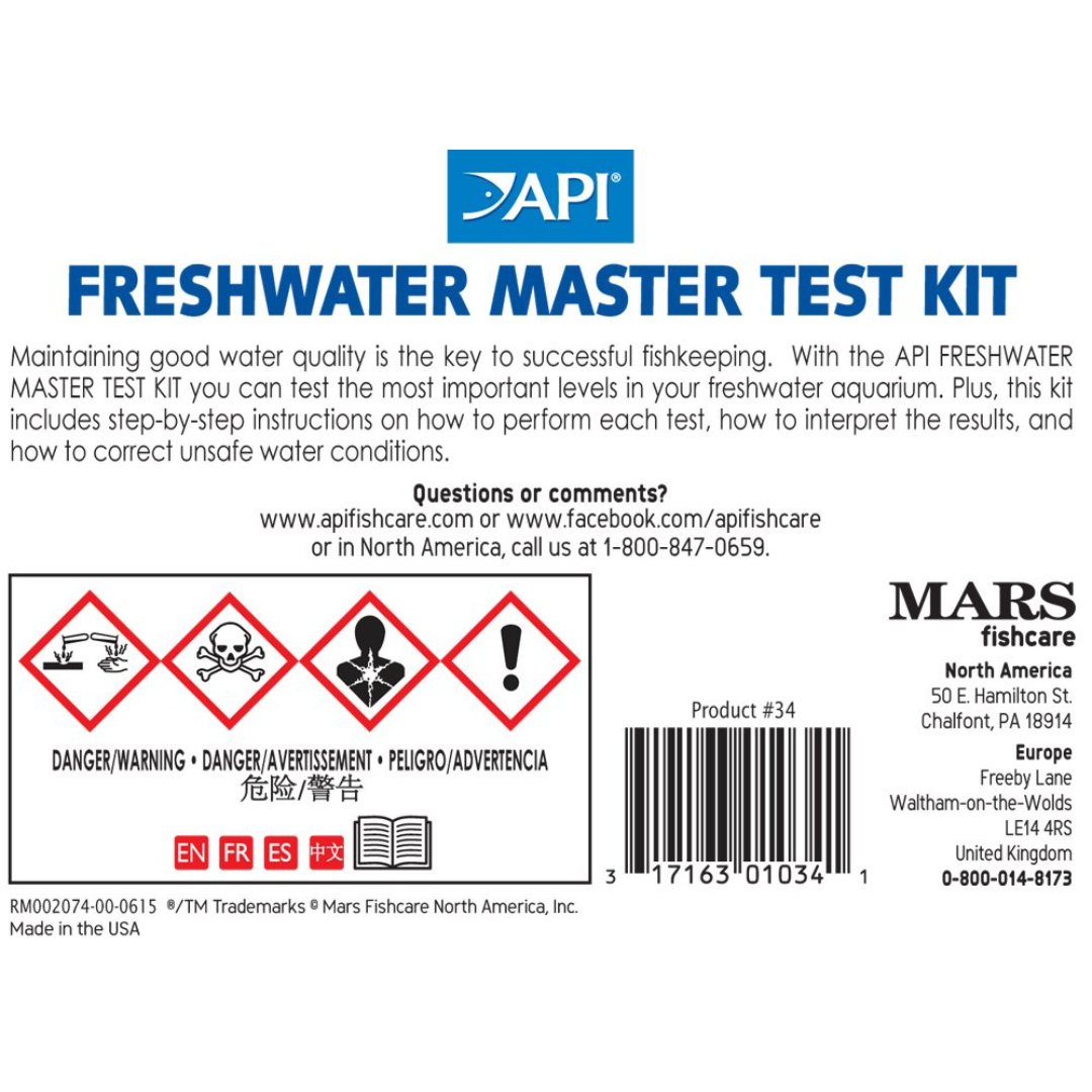 API Freshwater Master Test Kit – Complete Water Testing Solution