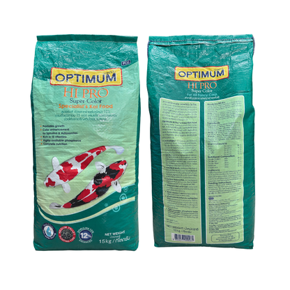 Optimum Hi Pro™ Super Color 15 KG – Premium Koi & Carp Color-Enhancing Food