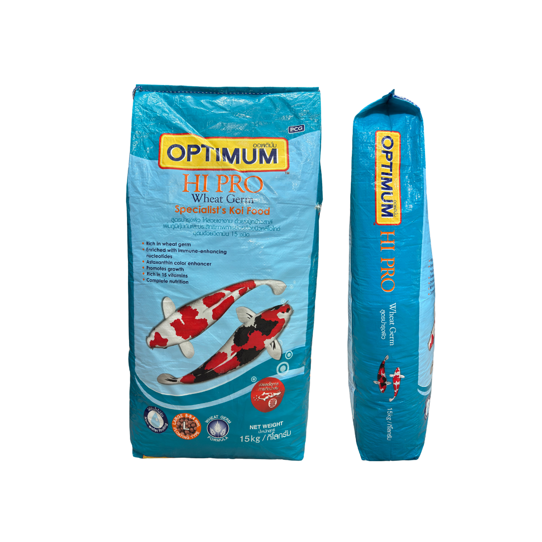 Optimum Hi Pro™ Wheat Germ 15 KG – Premium All-Season Koi & Carp Nutrition