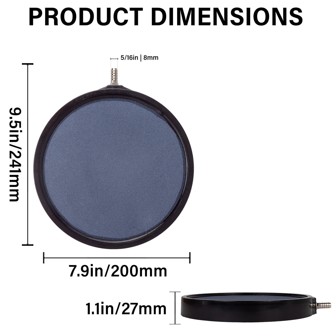 Round Air Stone Disc Diffuser (AS-01)