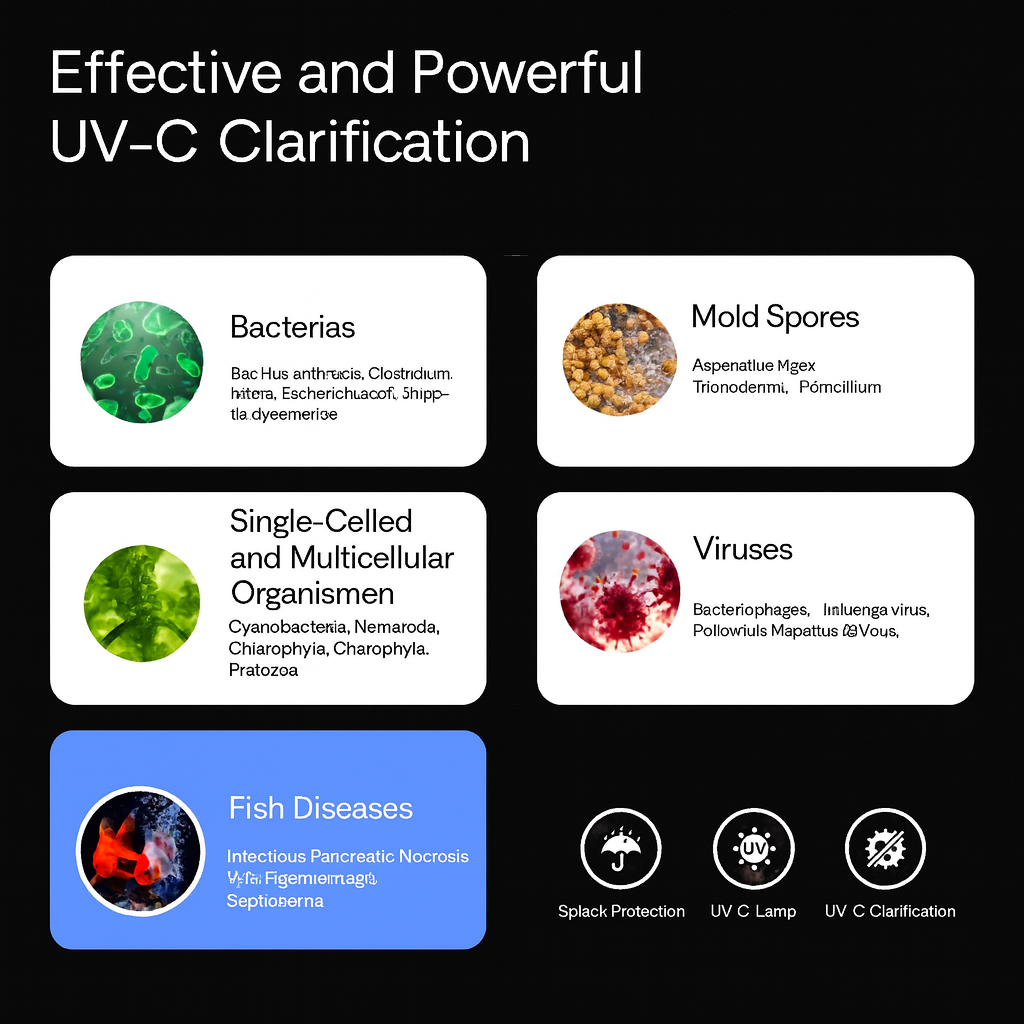SunSun CUV-155 Pond Clarifier – 55W UVC Lamp