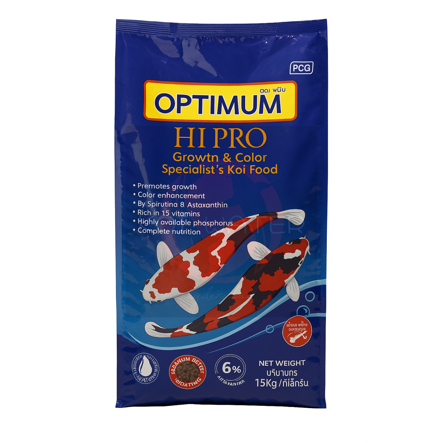 Optimum Hi Pro™ Growth & Color 15 KG – Balanced Nutrition for Growth, Color & Vitality