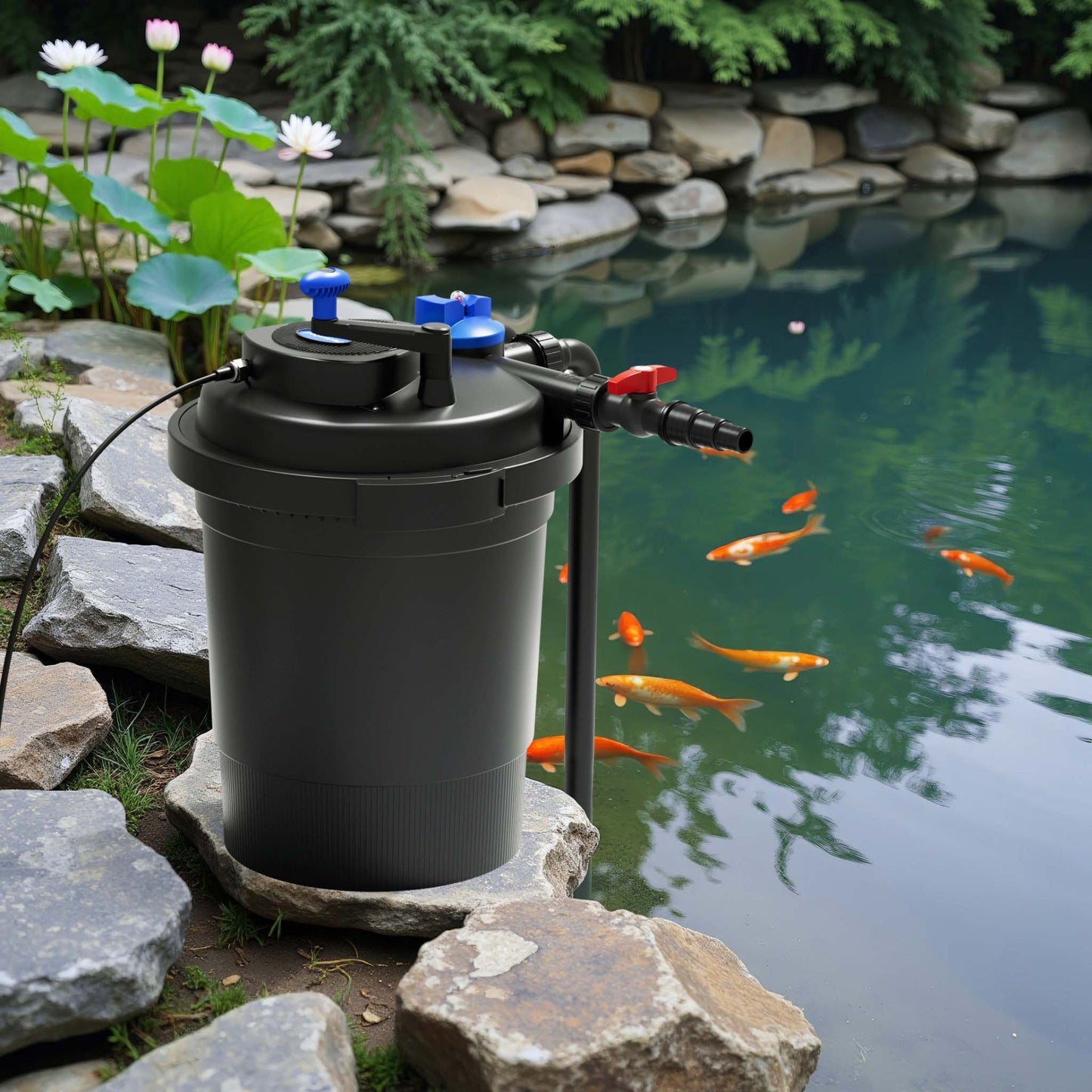 SunSun CPF-10000 Bio Pressure Pond Filter with UVC Clarifier