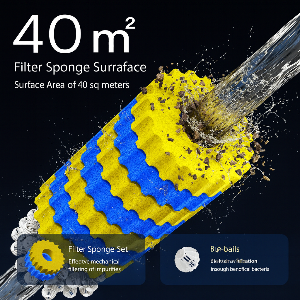 SunSun CPF-15000 Bio Pressure Pond Filter with UVC Clarifier