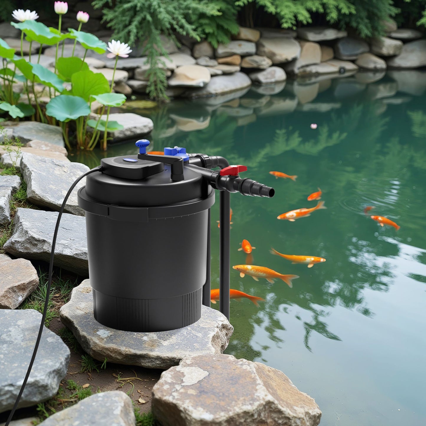 SunSun CPF-20000 Bio Pressure Pond Filter with UVC Clarifier