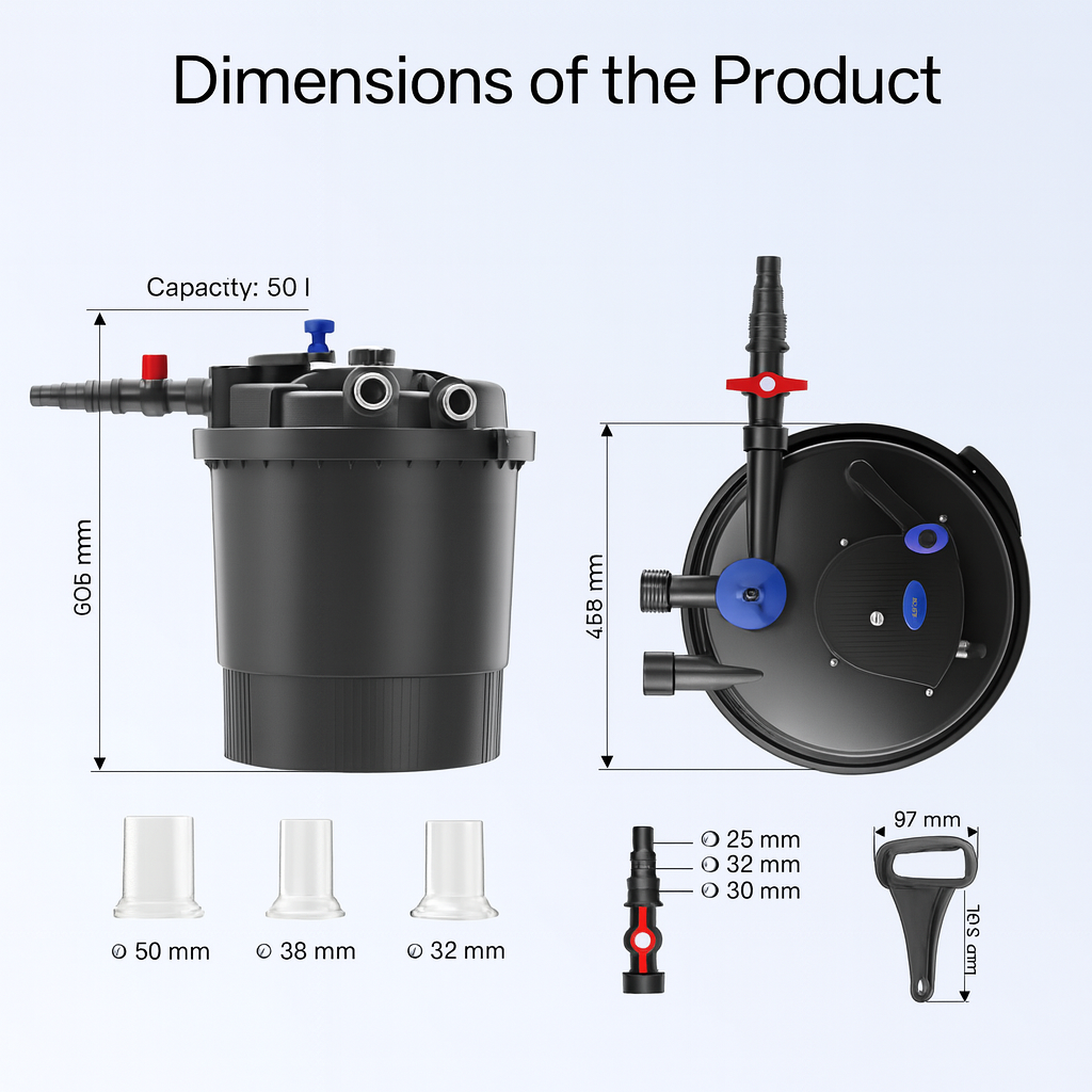 SunSun CPF-20000 Bio Pressure Pond Filter with UVC Clarifier