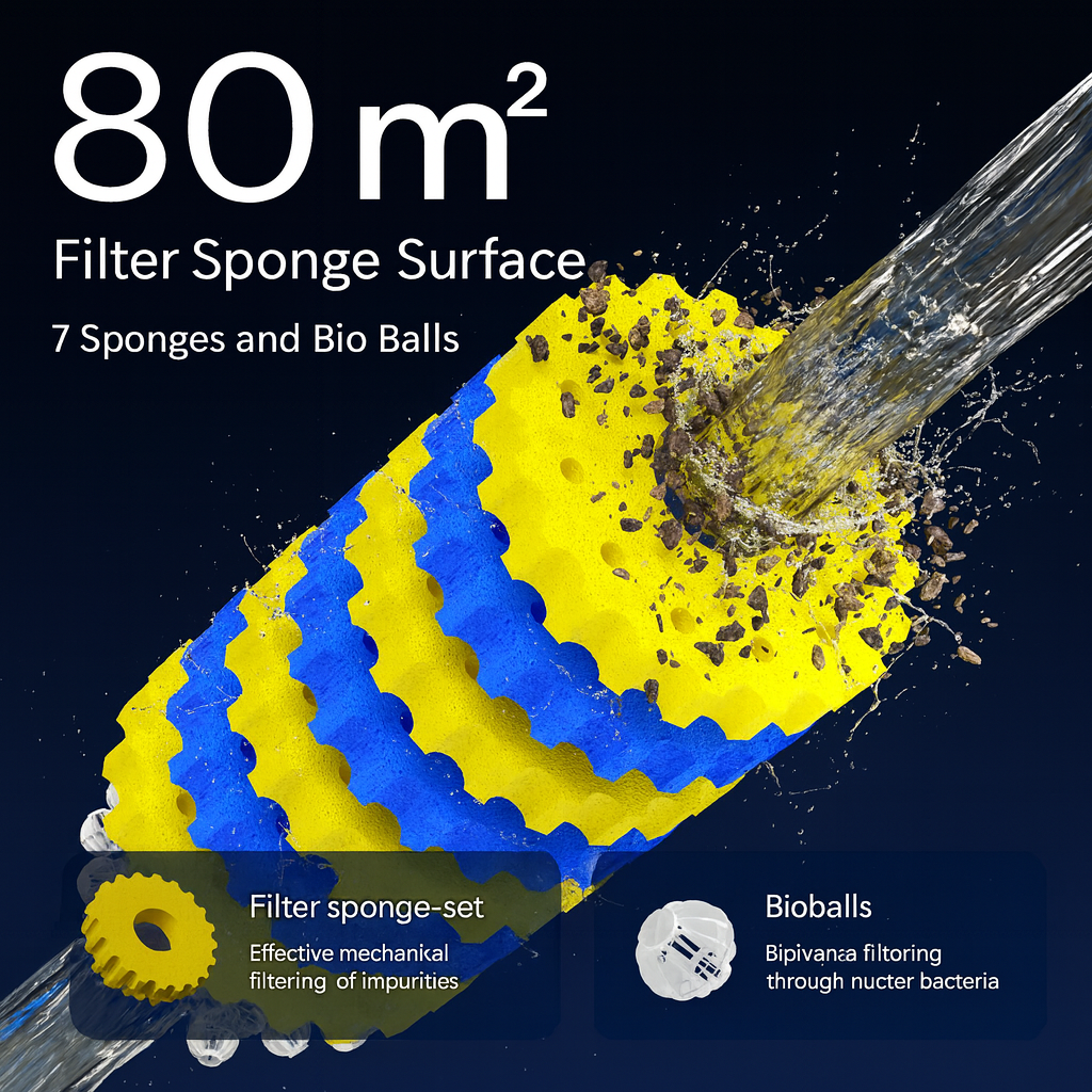 SunSun CPF-30000 Bio Pressure Pond Filter with UVC Clarifier