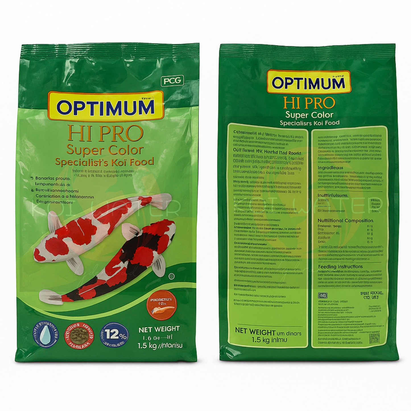Optimum Hi Pro™ Super Color 1.5KG – Advanced Koi & Carp Nutrition