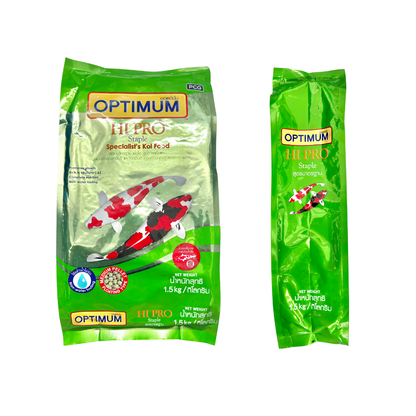 Optimum Hi Pro™ Staple 1.5 KG – Complete Daily Nutrition for Koi & Carp