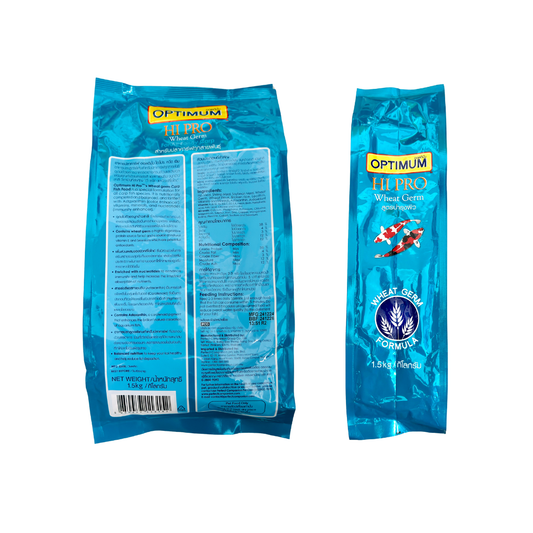 Optimum Hi Pro™ Wheat Germ 1.5 KG – Easily Digestible Koi Food for Immunity & Color Enhancement